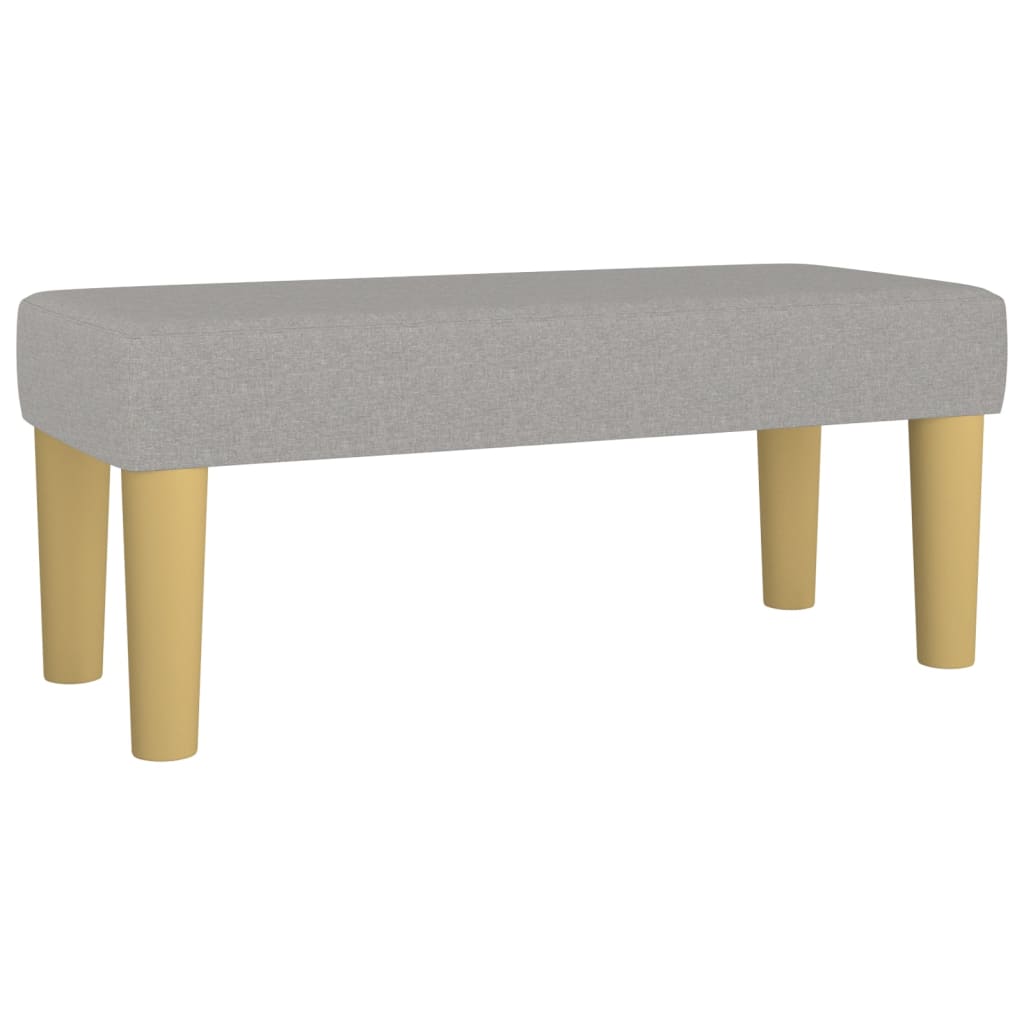 Pat box spring cu saltea, gri deschis, 100x200 cm, textil GartenMobel Dekor