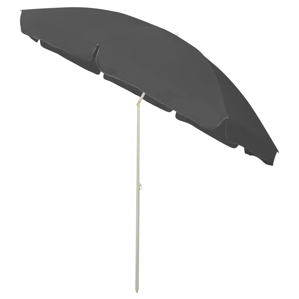 Umbrelă de plajă, antracit, 300 cm GartenMobel Dekor