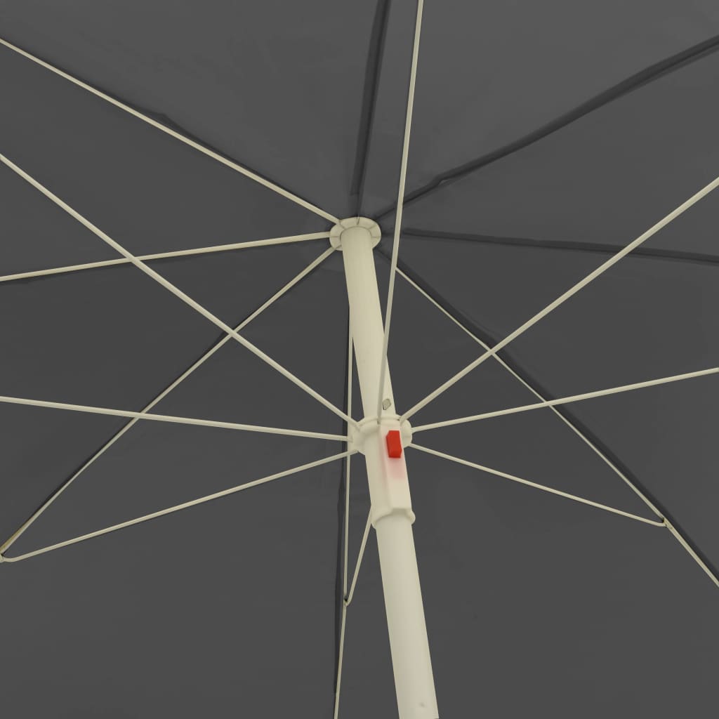 Umbrelă de plajă, antracit, 300 cm GartenMobel Dekor
