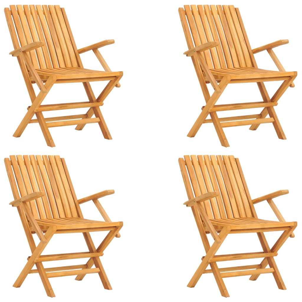 Set masă pentru grădină, lemn masiv de tec, 5 piese GartenMobel Dekor