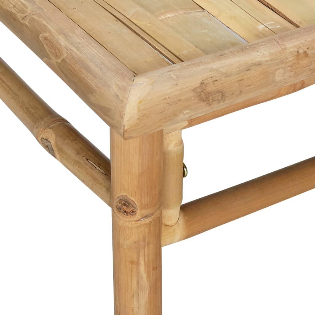 Set mobilier de grădină cu perne gri deschis, 8 piese, bambus GartenMobel Dekor