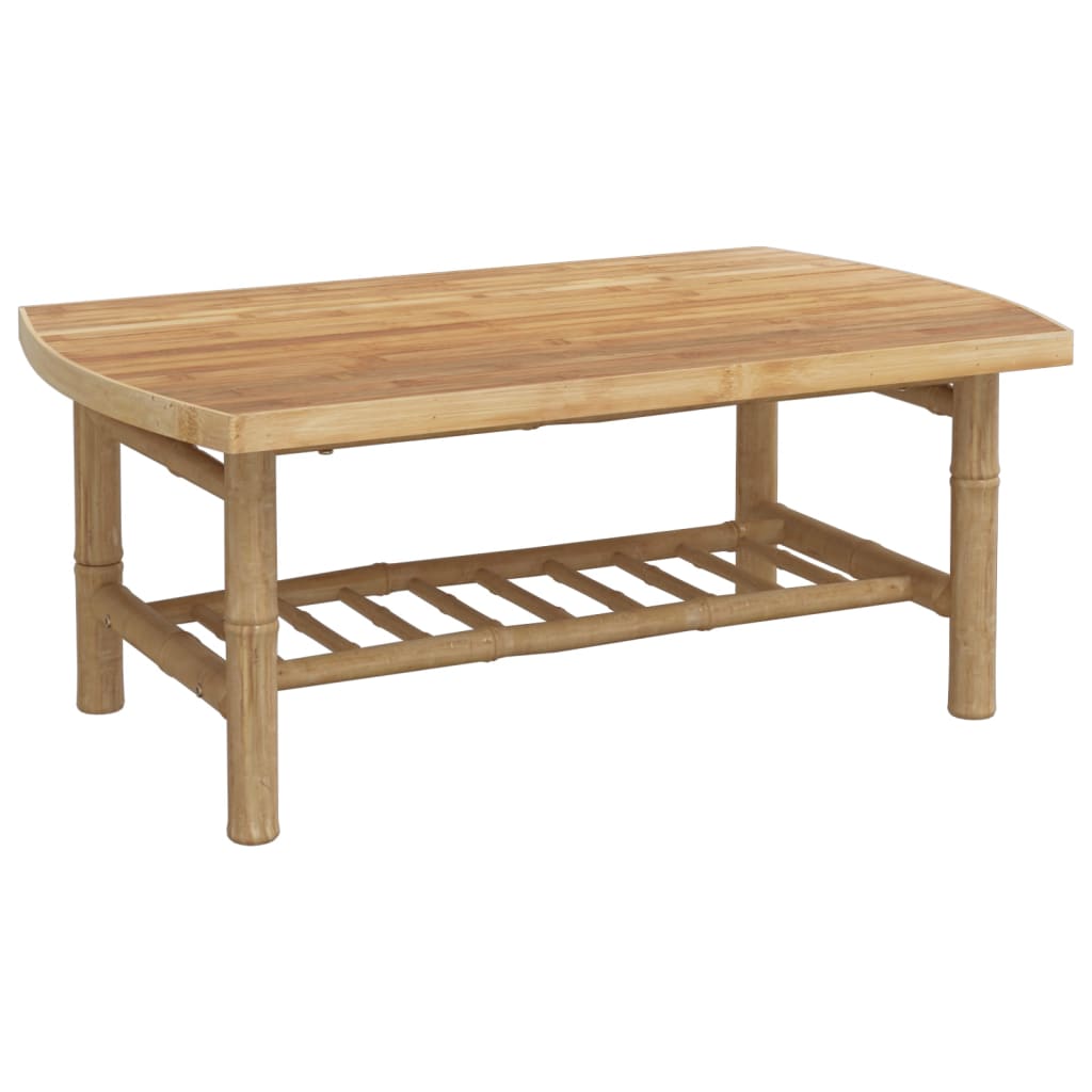 Set mobilier de grădină cu perne gri închis, 4 piese, bambus GartenMobel Dekor