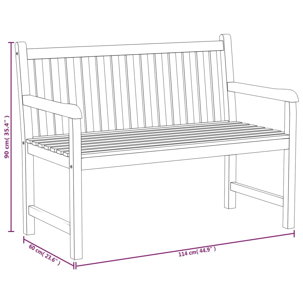 Set de masă pentru grădină, lemn masiv de tec, 3 piese GartenMobel Dekor