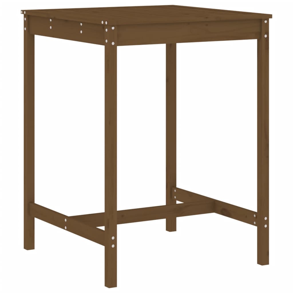 Set mobilier de bar, 3 piese, maro miere, lemn masiv de pin GartenMobel Dekor