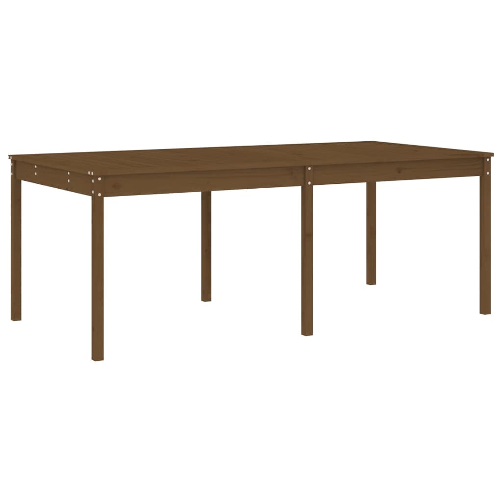 Set mobilier de grădină, 17 piese, maro miere, lemn masiv pin GartenMobel Dekor