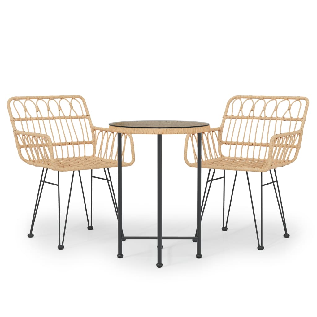 Set mobilier de grădină, 3 piese, poliratan GartenMobel Dekor