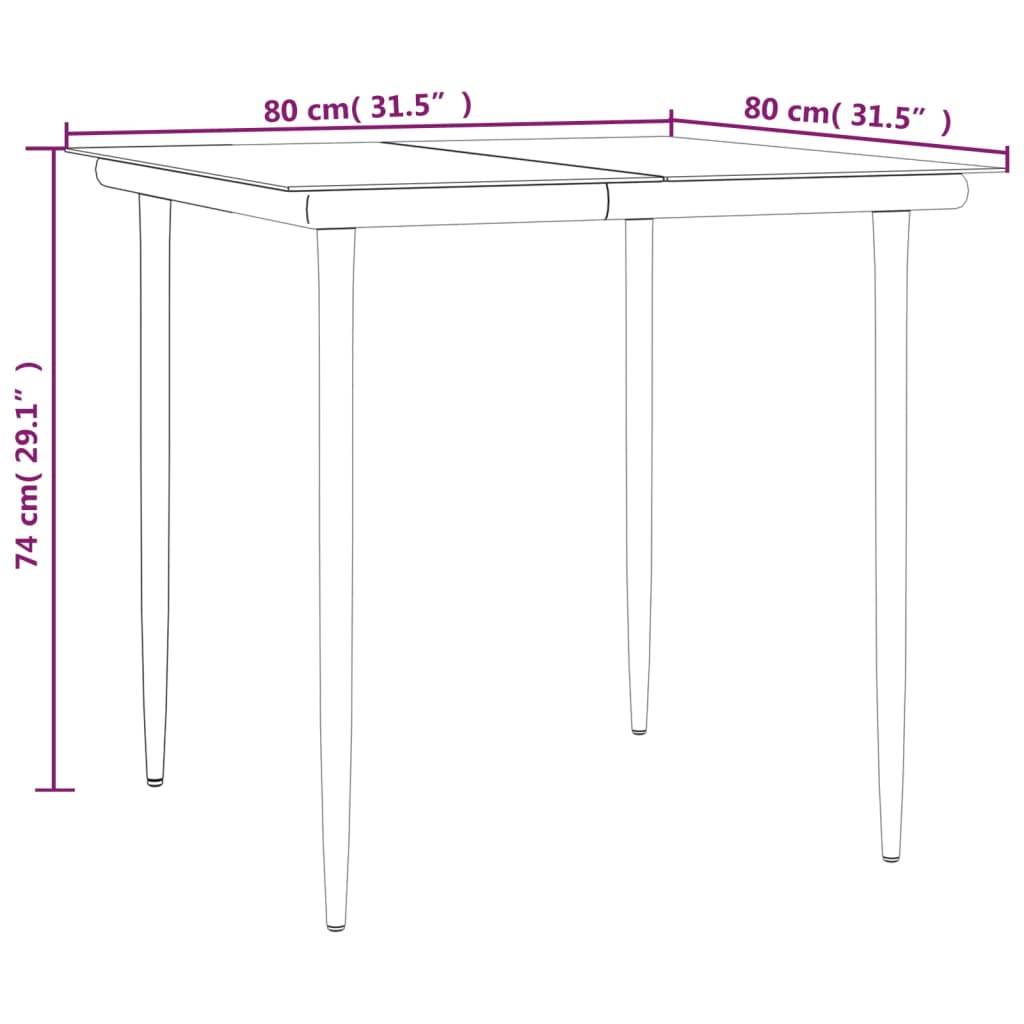 Set mobilier de grădină, 5 piese, poliratan GartenMobel Dekor