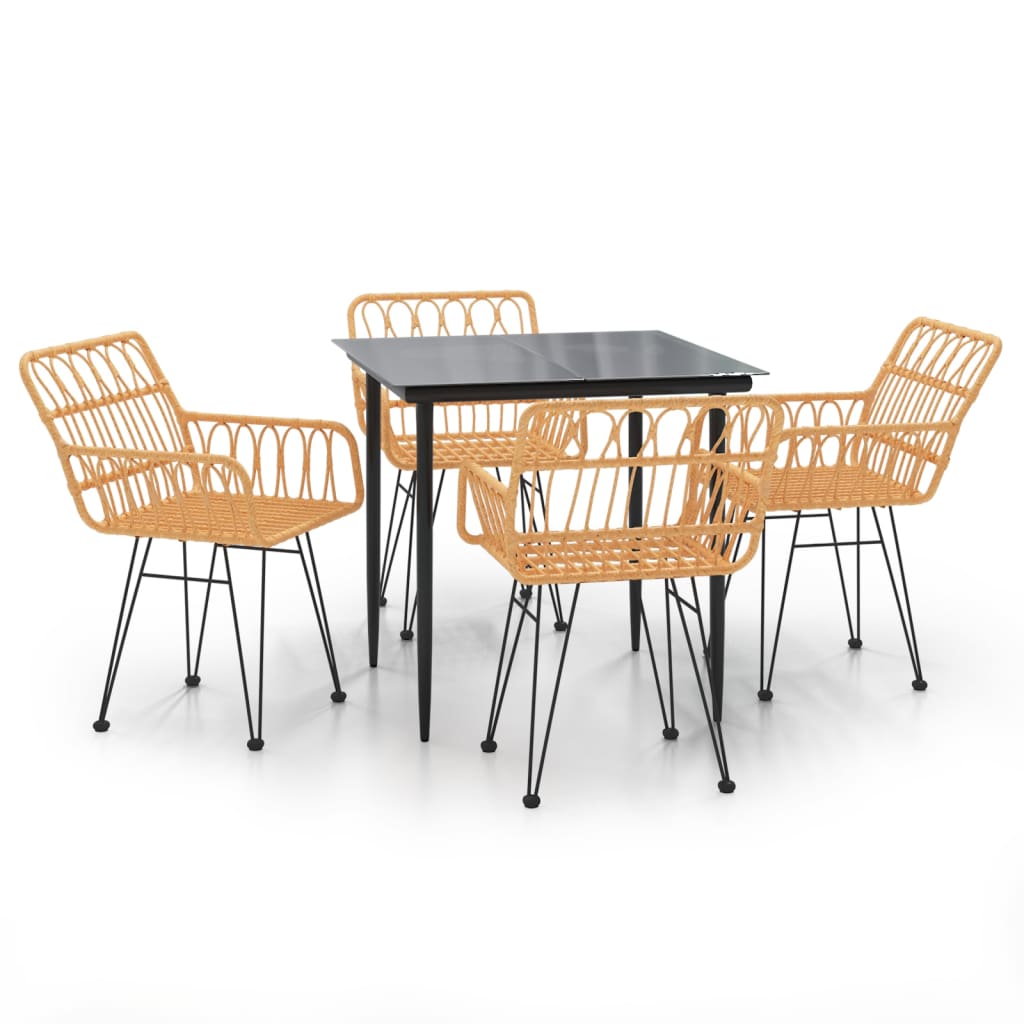 Set mobilier de grădină, 5 piese, poliratan GartenMobel Dekor