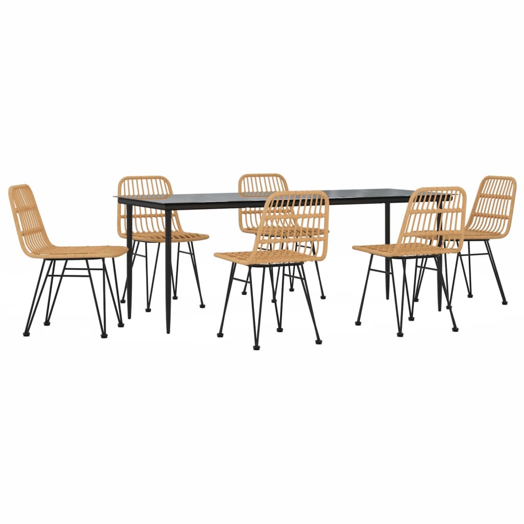 Set mobilier de grădină, 7 piese, poliratan GartenMobel Dekor