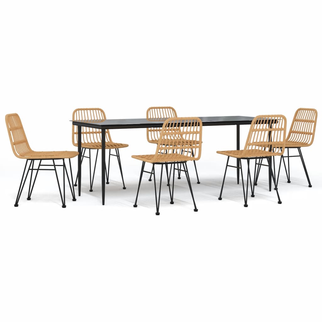 Set mobilier de grădină, 7 piese, poliratan GartenMobel Dekor
