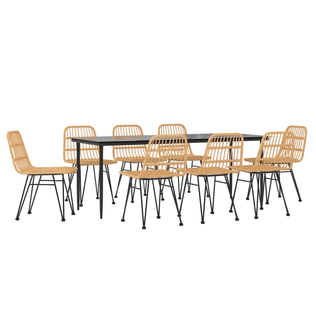 Set mobilier de grădină, 9 piese, poliratan GartenMobel Dekor