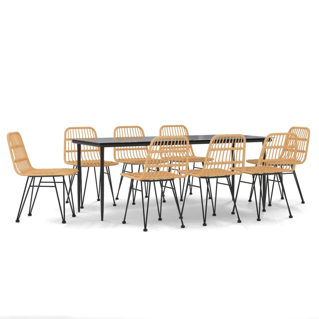 Set mobilier de grădină, 9 piese, poliratan GartenMobel Dekor