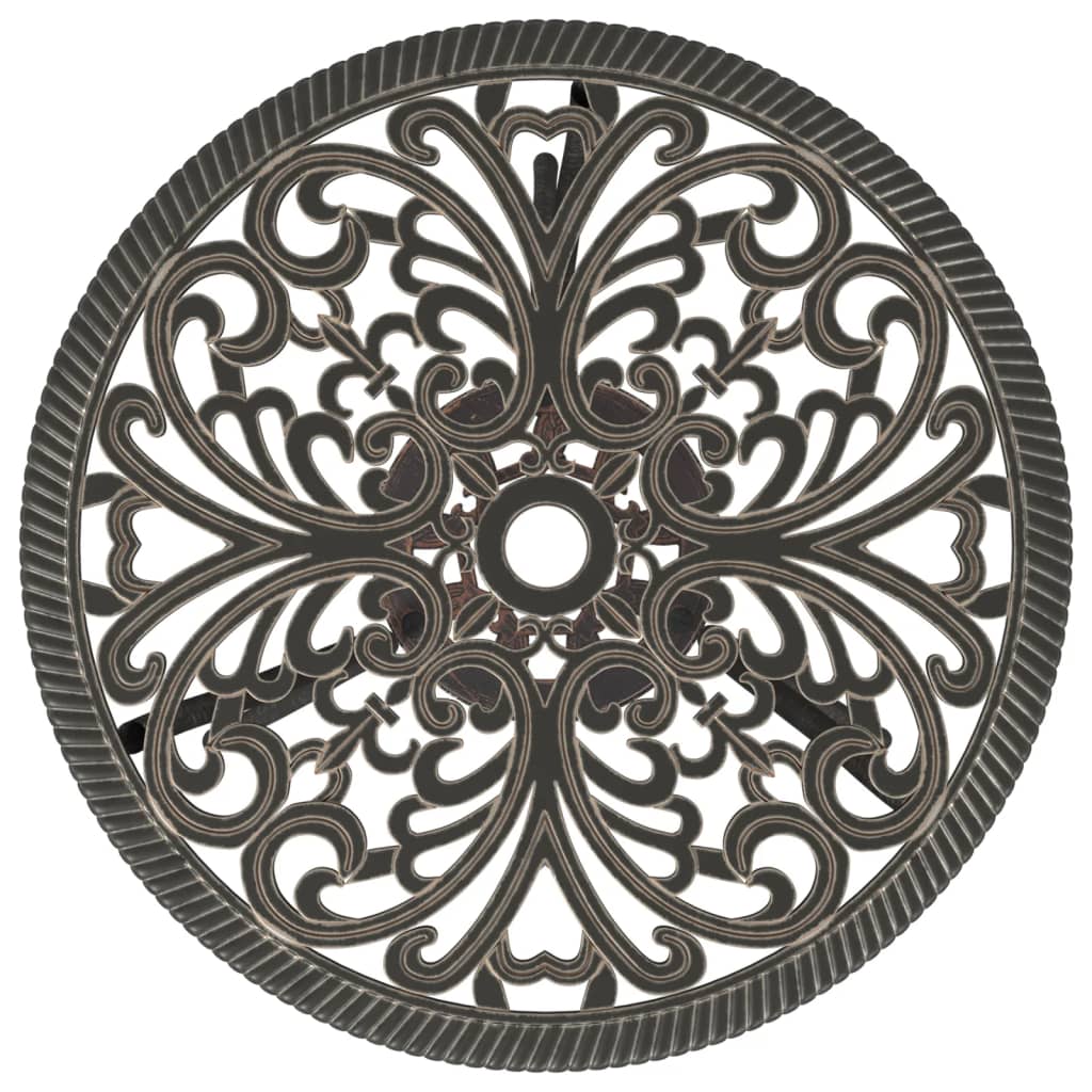 Set mobilier bistro, 3 piese, bronz, aluminiu turnat GartenMobel Dekor