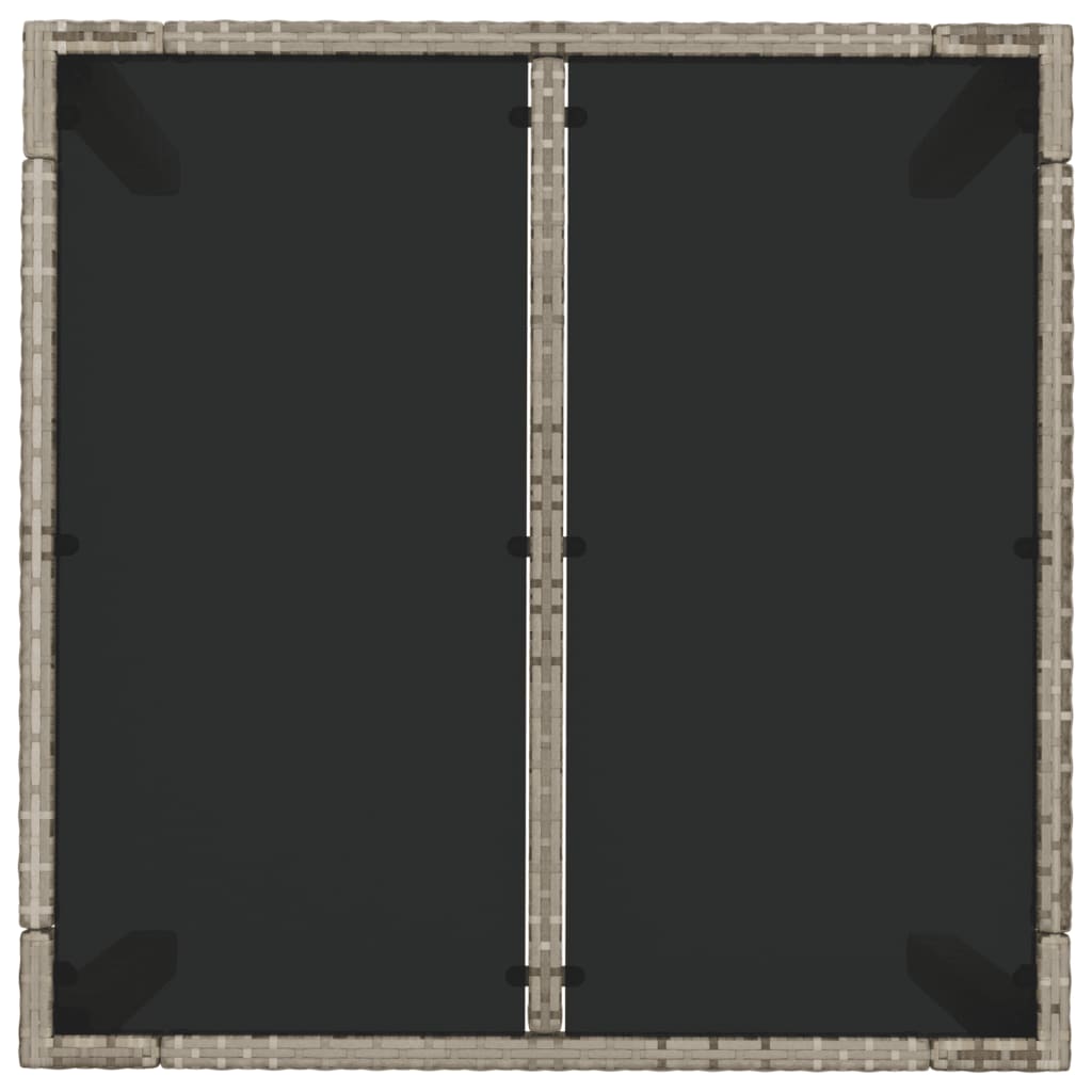 Set mobilier de grădină cu perne, 3 piese, gri, poliratan GartenMobel Dekor