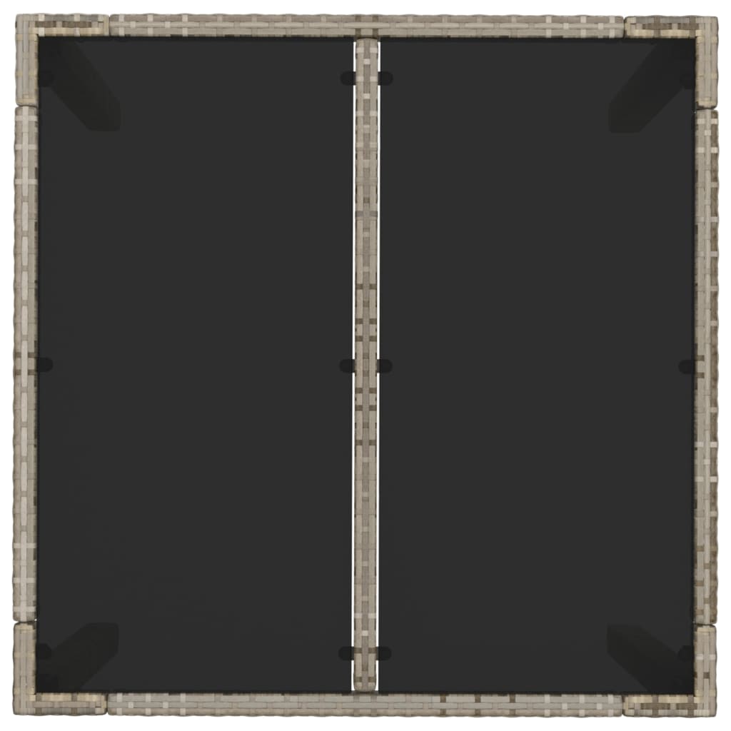 Set mobilier de grădină cu perne, 5 piese, gri, poliratan GartenMobel Dekor