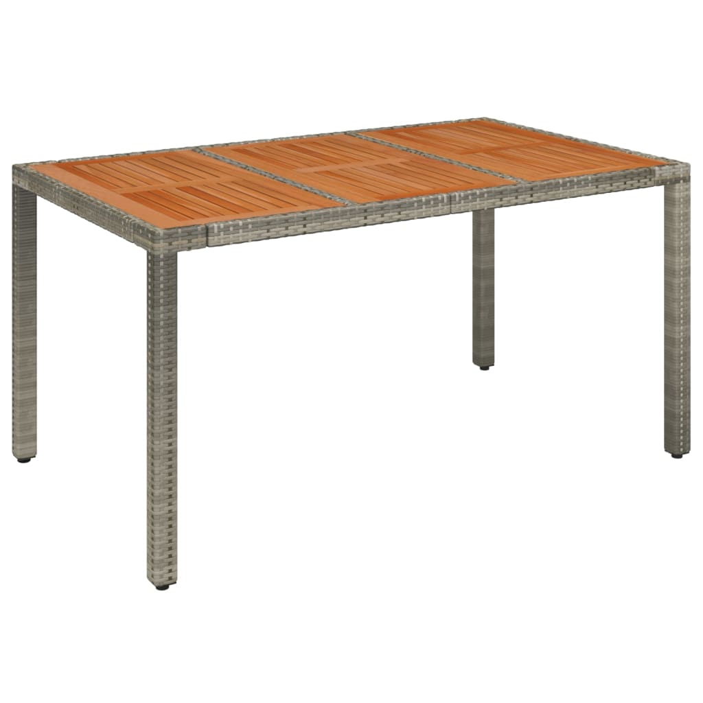 Set mobilier de grădină cu perne, 7 piese, gri, poliratan GartenMobel Dekor