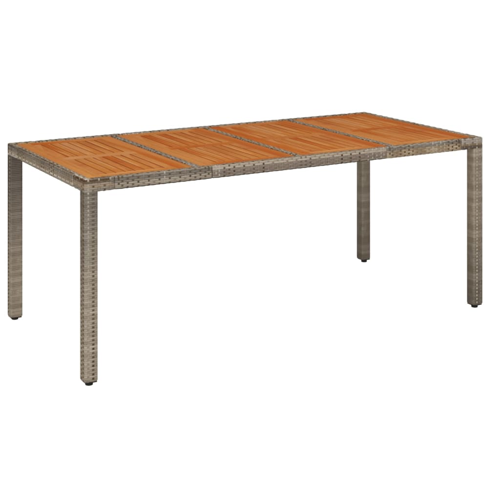 Set mobilier de grădină cu perne, 7 piese, gri, poliratan GartenMobel Dekor