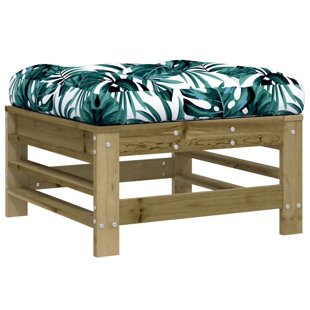 Set mobilier de grădină cu perne, 7 piese, lemn de pin tratat GartenMobel Dekor