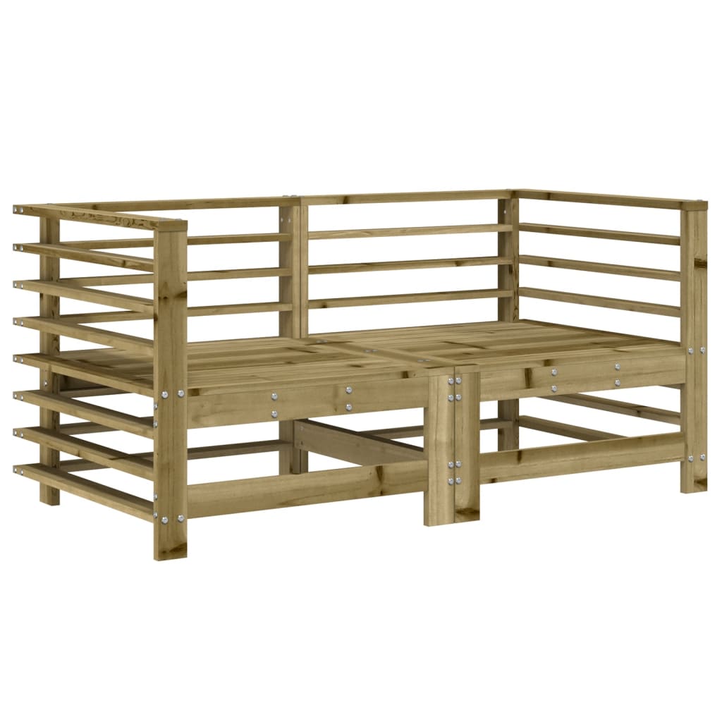 Set mobilier relaxare de grădină, 6 piese, lemn de pin tratat GartenMobel Dekor