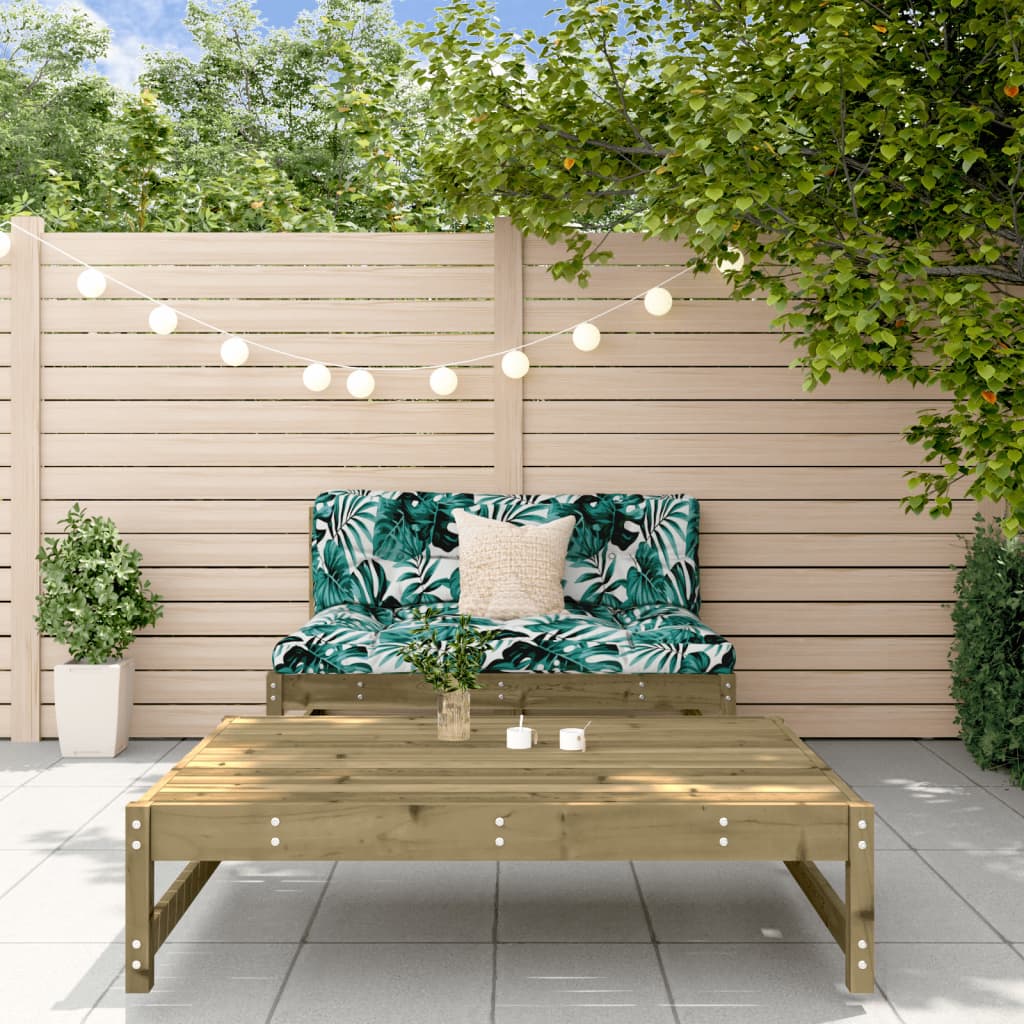 Set mobilier relaxare de grădină, 2 piese, lemn de pin tratat GartenMobel Dekor