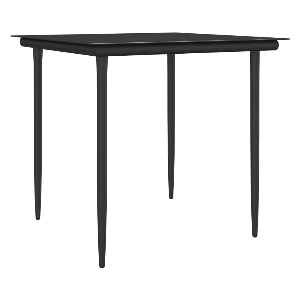 Set mobilier de grădină cu perne, 5 piese, poliratan și oțel GartenMobel Dekor