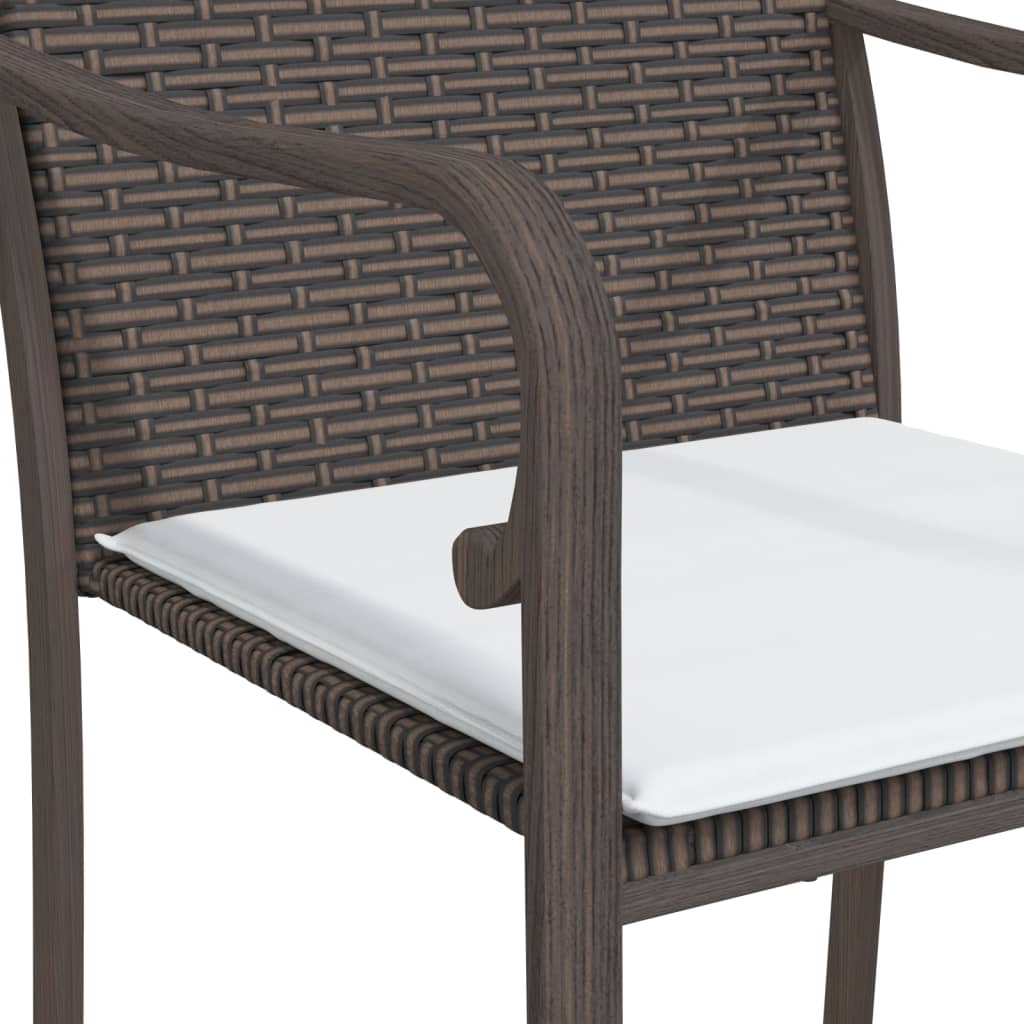 Set mobilier de grădină cu perne, 7 piese, poliratan și oțel GartenMobel Dekor
