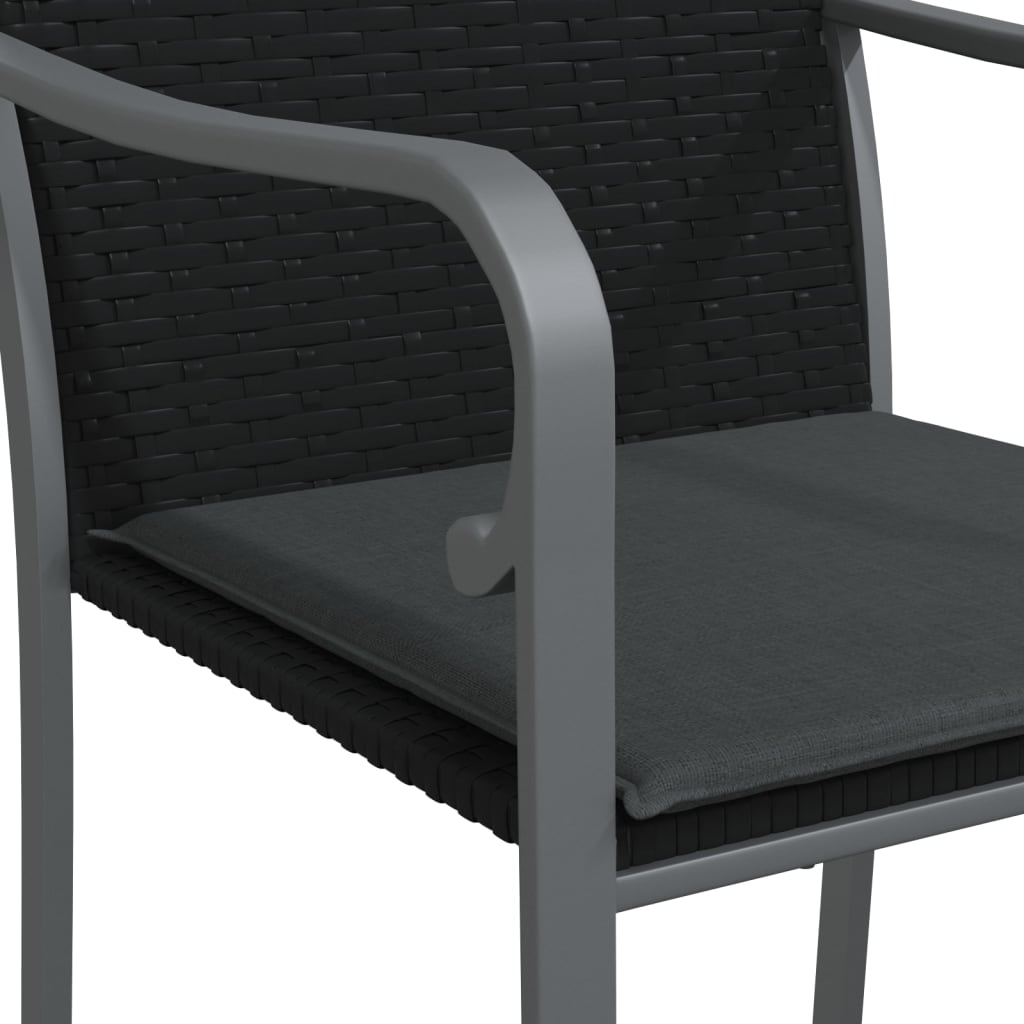 Set mobilier de grădină cu perne, 7 piese, poliratan și oțel GartenMobel Dekor