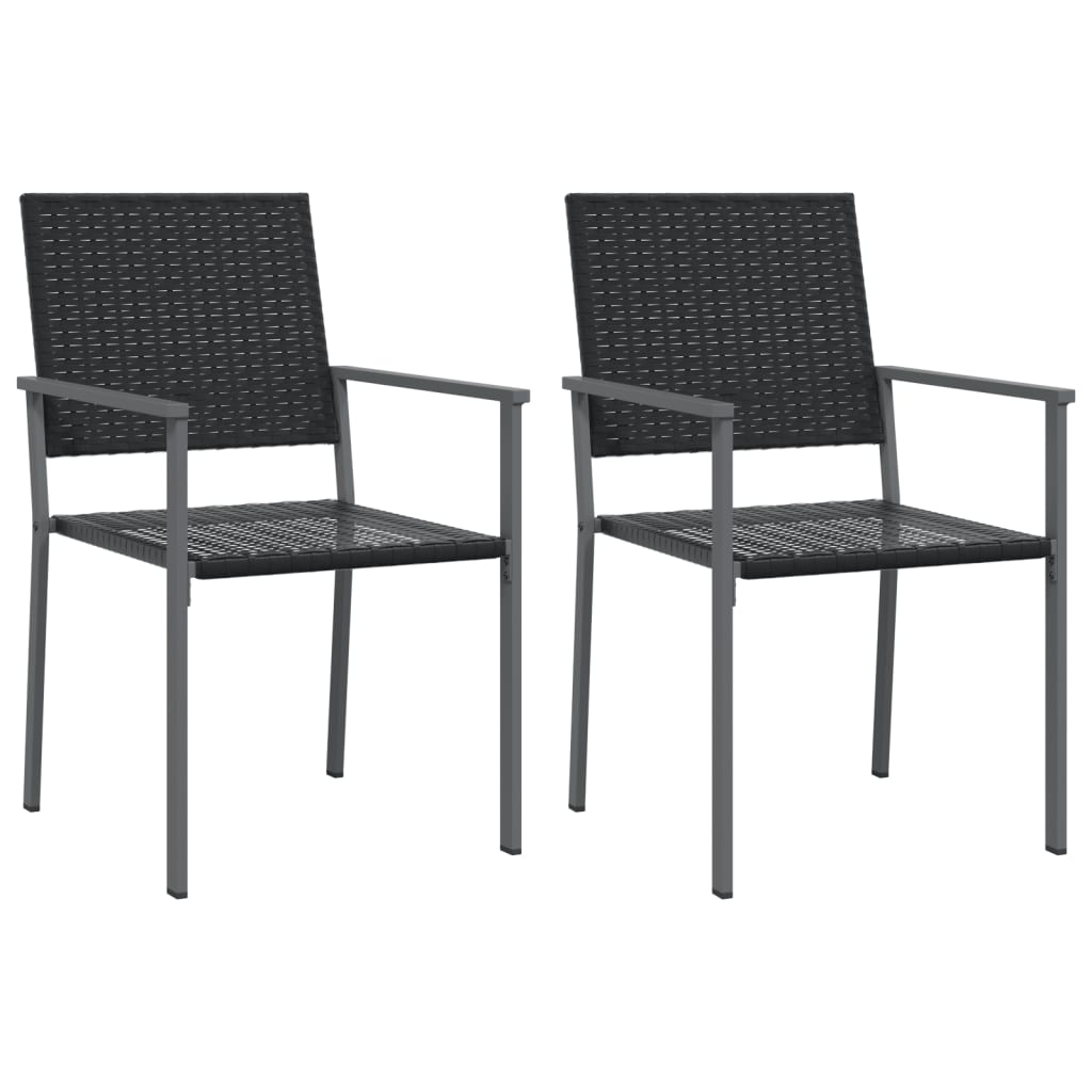 Set mobilier de grădină, 3 piese, poliratan și oțel GartenMobel Dekor