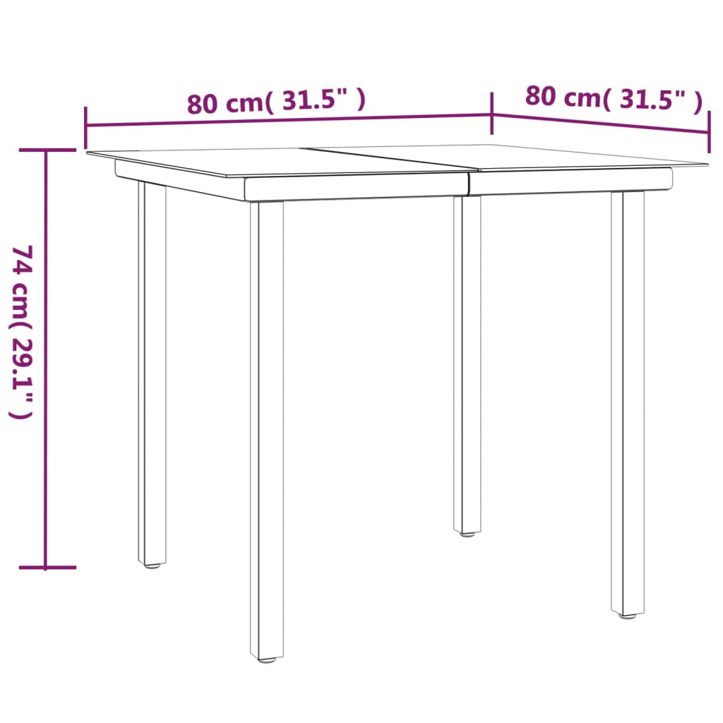 Set mobilier de grădină cu perne, 5 piese, poliratan și oțel GartenMobel Dekor