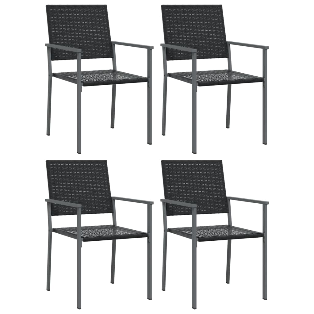 Set mobilier de grădină, 5 piese, poliratan și oțel GartenMobel Dekor