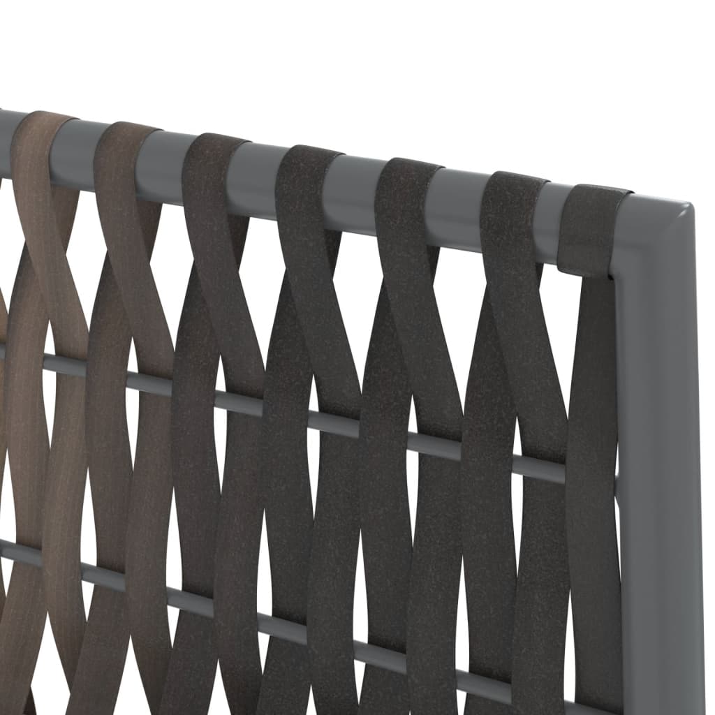 Set mobilier de grădină cu perne, 5 piese, poliratan și oțel GartenMobel Dekor