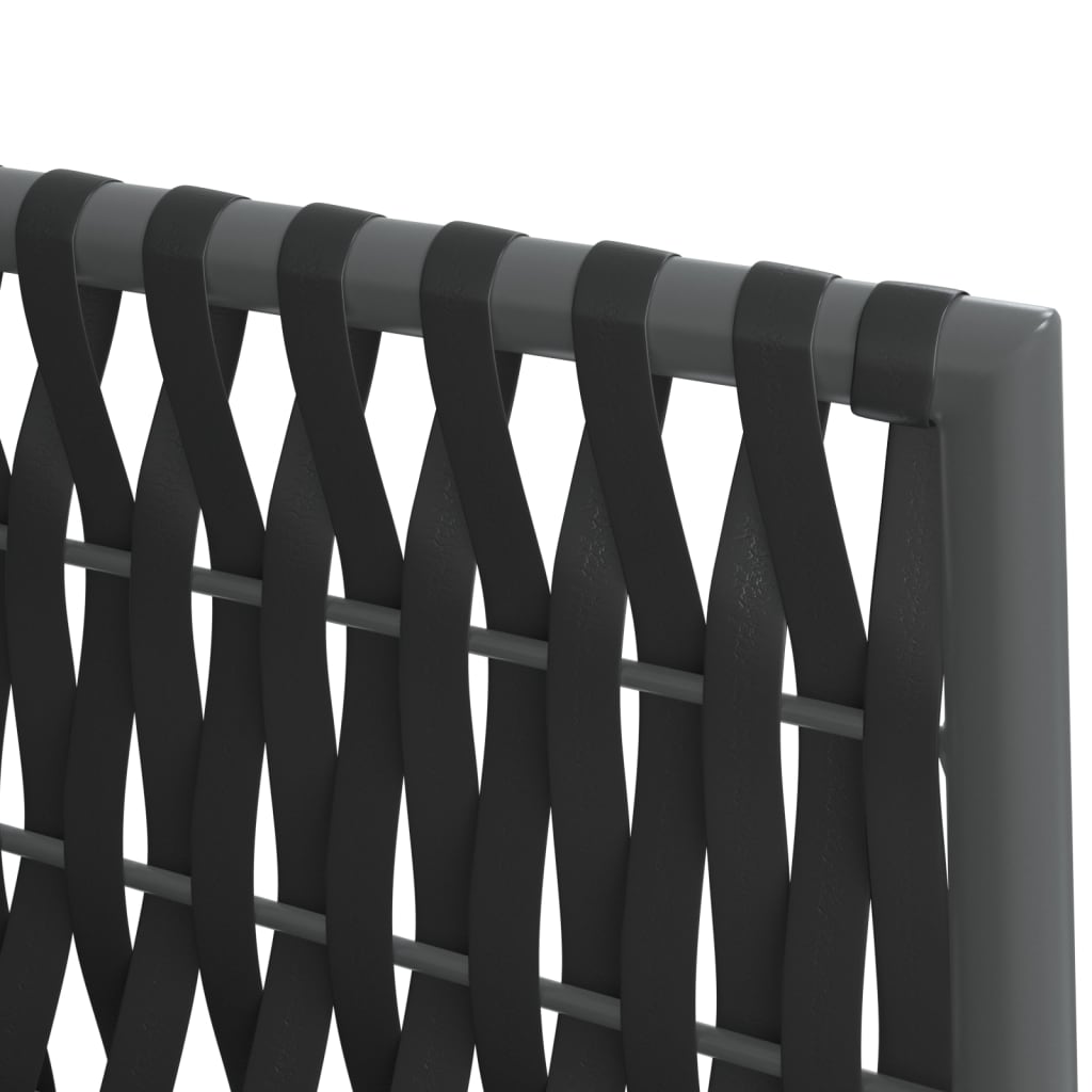 Set mobilier de grădină cu perne, 5 piese, poliratan și oțel GartenMobel Dekor