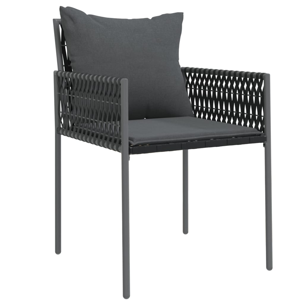 Set mobilier de grădină cu perne, 5 piese, poliratan și oțel GartenMobel Dekor