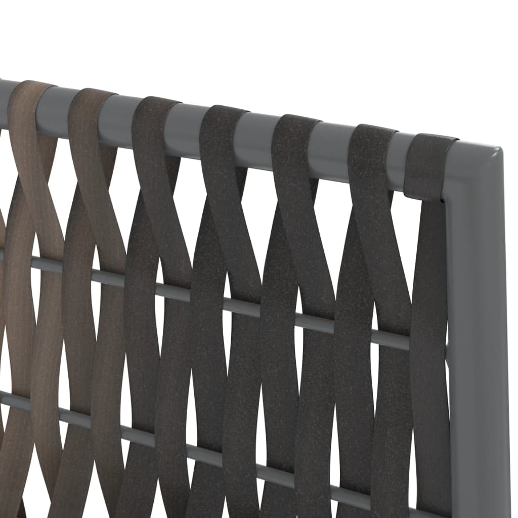 Set mobilier de grădină cu perne, 7 piese, poliratan și oțel GartenMobel Dekor