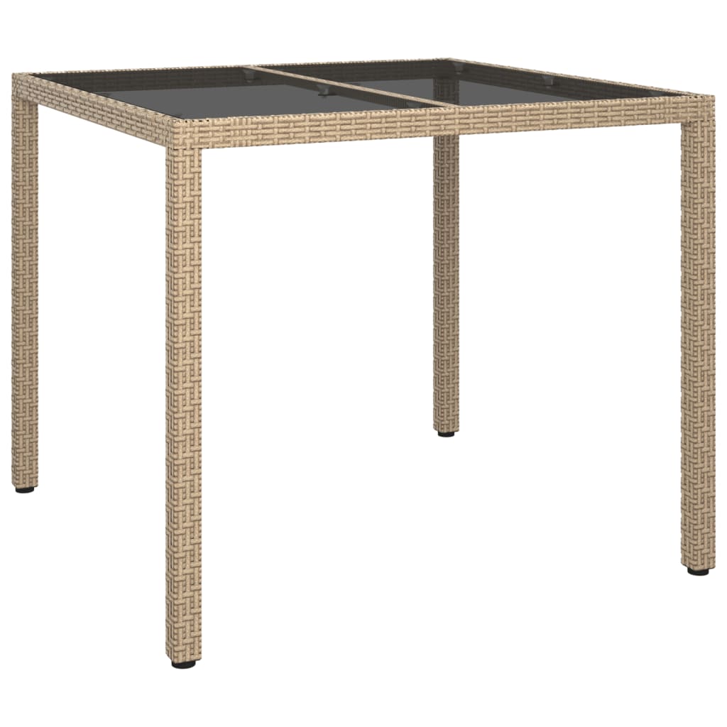 Set mobilier de grădină cu perne, 5 piese, bej, poliratan GartenMobel Dekor