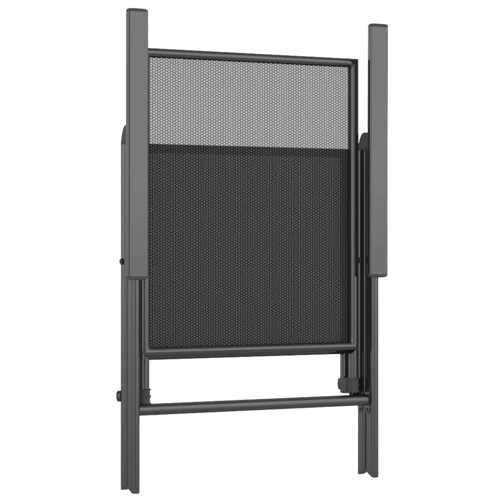 Set de masă pentru grădină, 9 piese, antracit, oțel  GartenMobel Dekor