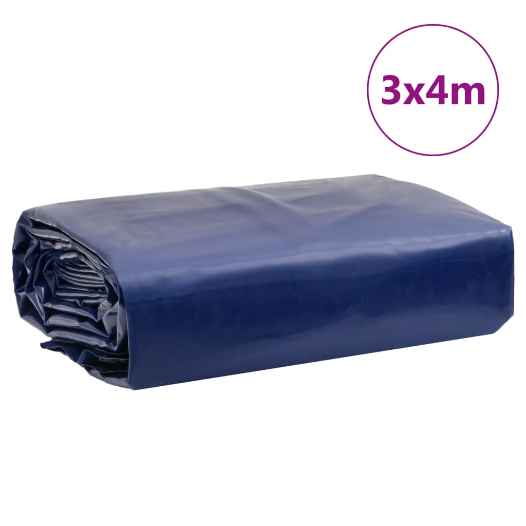 Prelată, albastru, 3x4 m, 600 g/m² GartenMobel Dekor