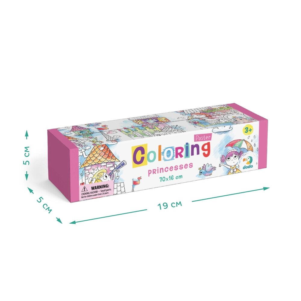 Poster de colorat - Printese PlayLearn Toys
