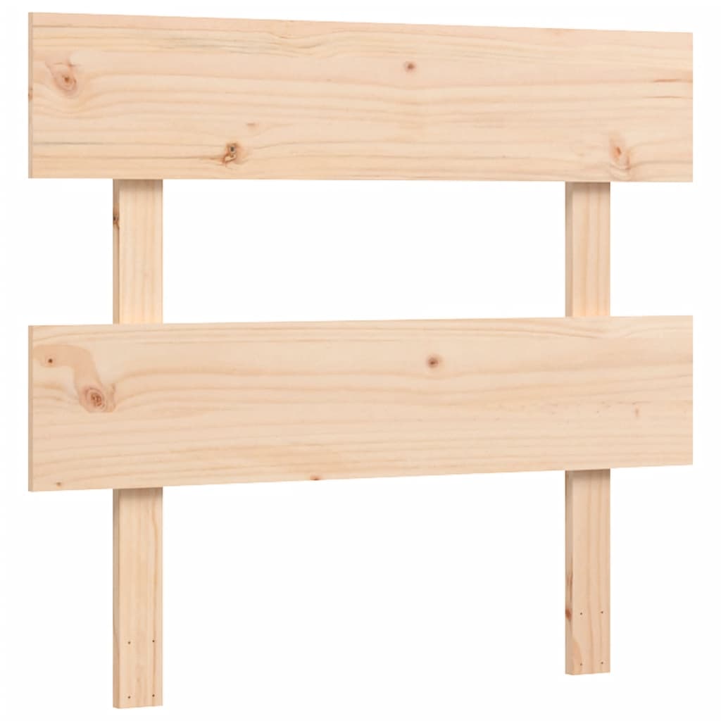 Cadru de pat cu tăblie single, lemn masiv GartenMobel Dekor