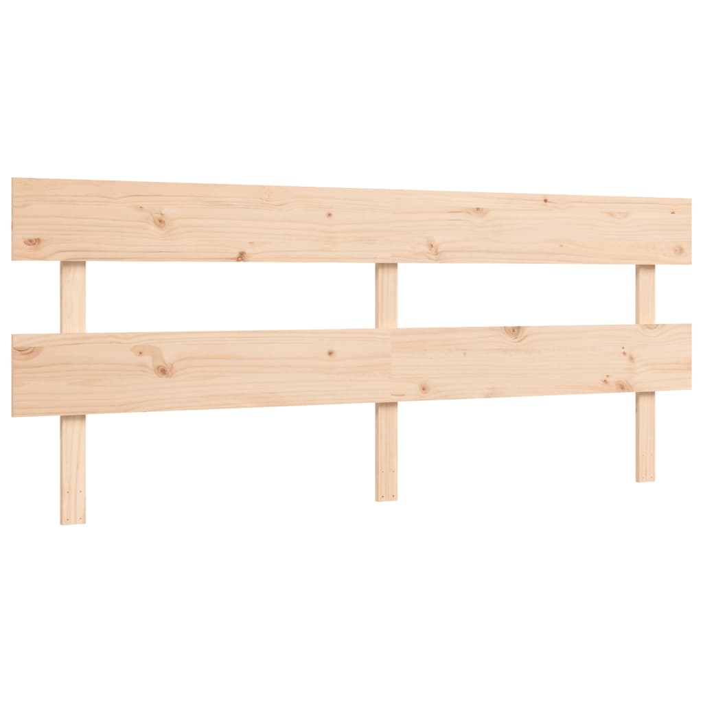 Cadru pat cu tăblie 200x200 cm, lemn masiv de pin GartenMobel Dekor