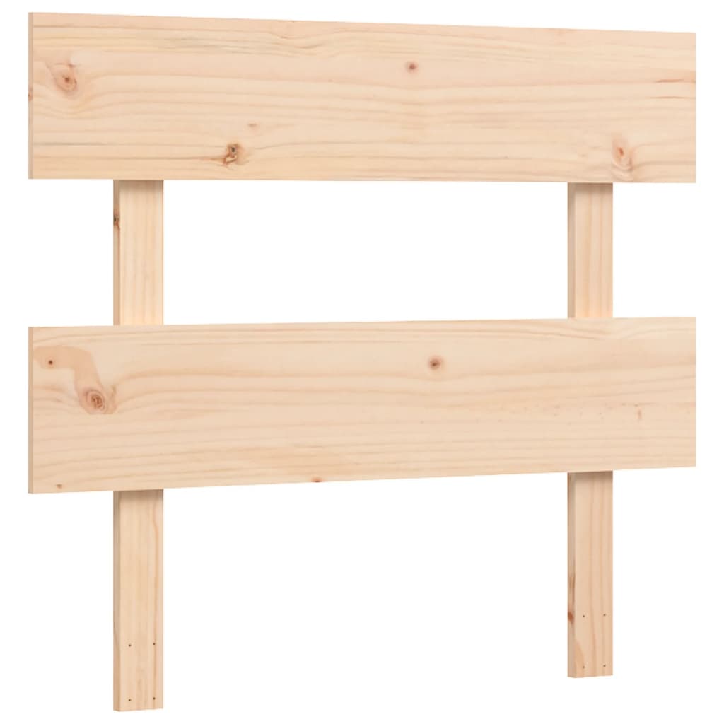 Cadru de pat cu tăblie single, lemn masiv GartenMobel Dekor