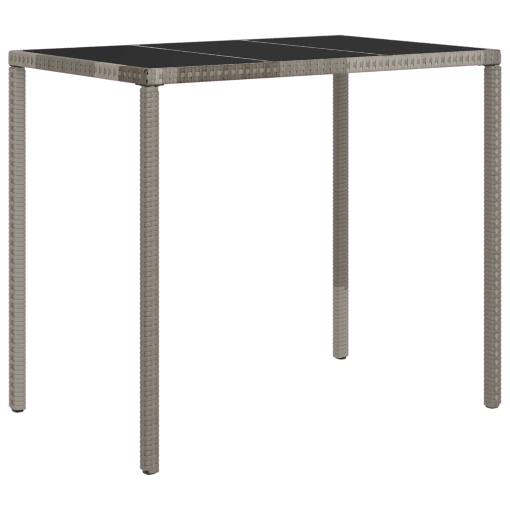 Set mobilier de grădină cu perne, 6 piese, gri, poliratan GartenMobel Dekor
