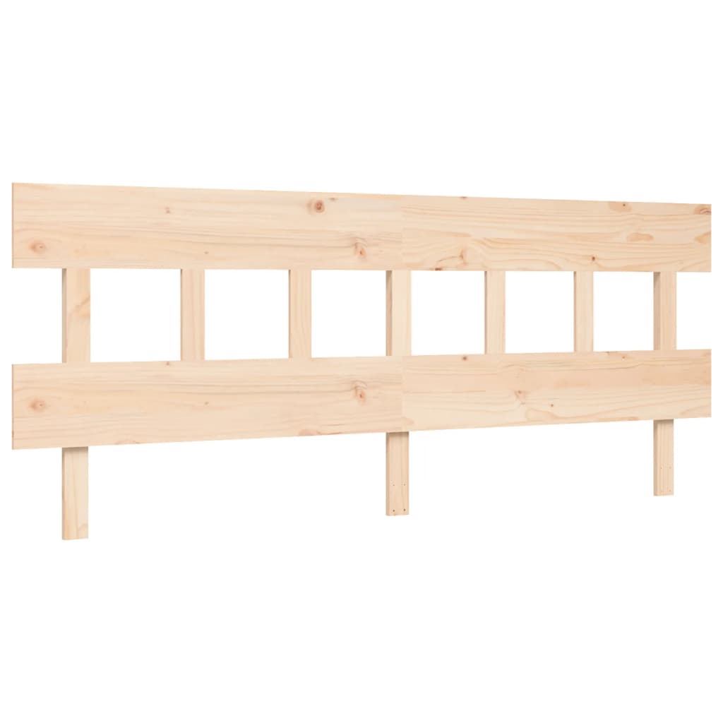 Cadru pat cu tăblie 200x200 cm, lemn masiv de pin GartenMobel Dekor