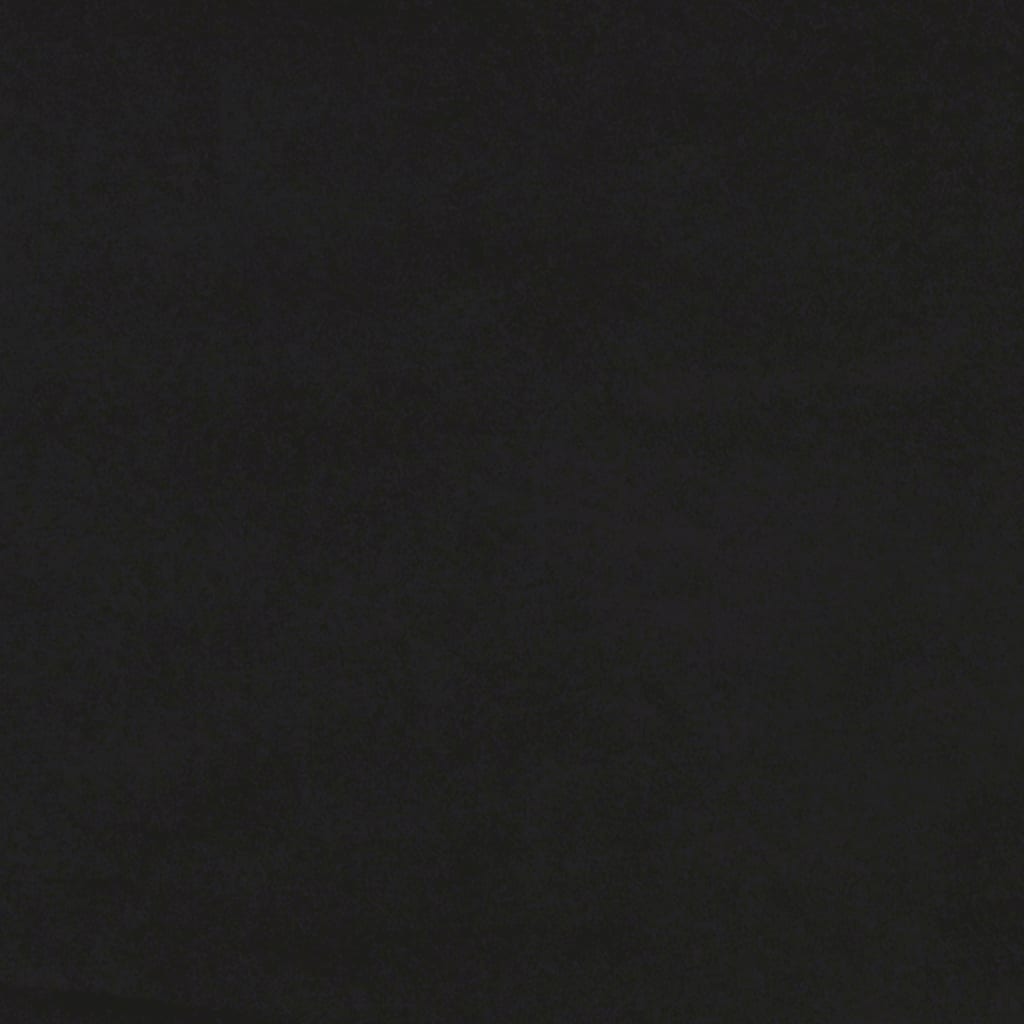 Pat de zi cu saltea, negru, 80x200 cm, catifea GartenMobel Dekor