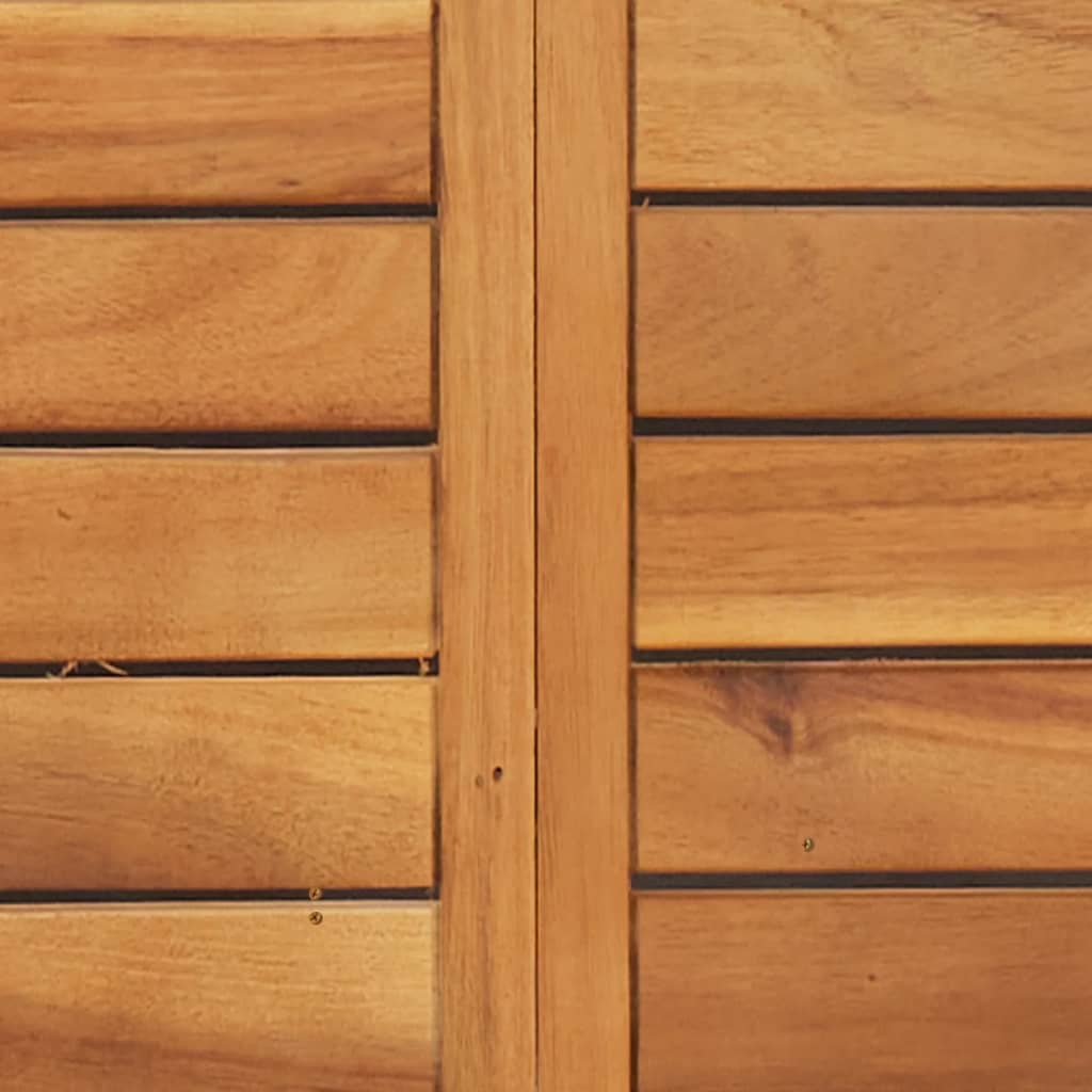 Set bistro pliabil cu perne, 3 piese, lemn masiv de acacia  GartenMobel Dekor