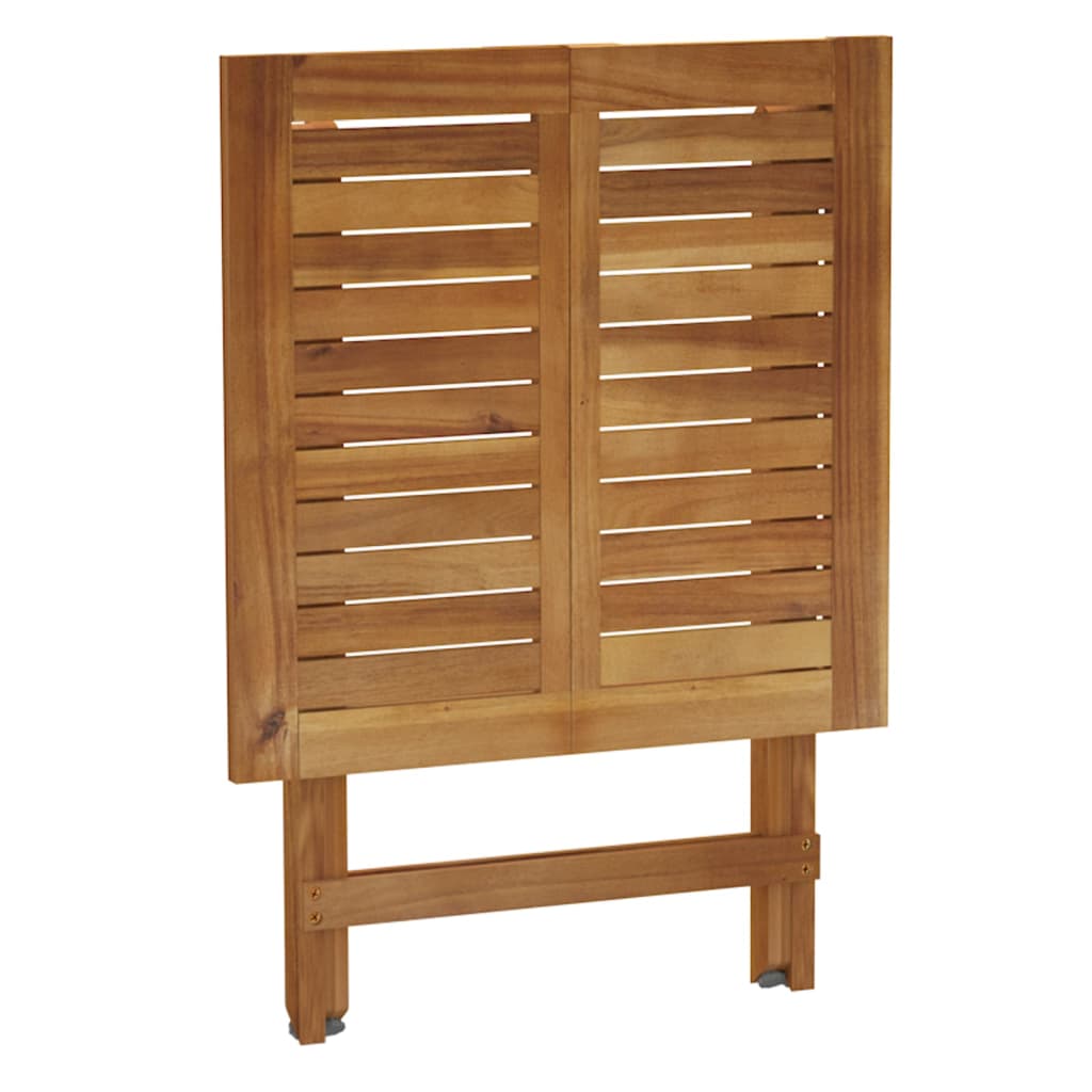 Set bistro pliabil cu perne, 3 piese, lemn masiv de acacia  GartenMobel Dekor