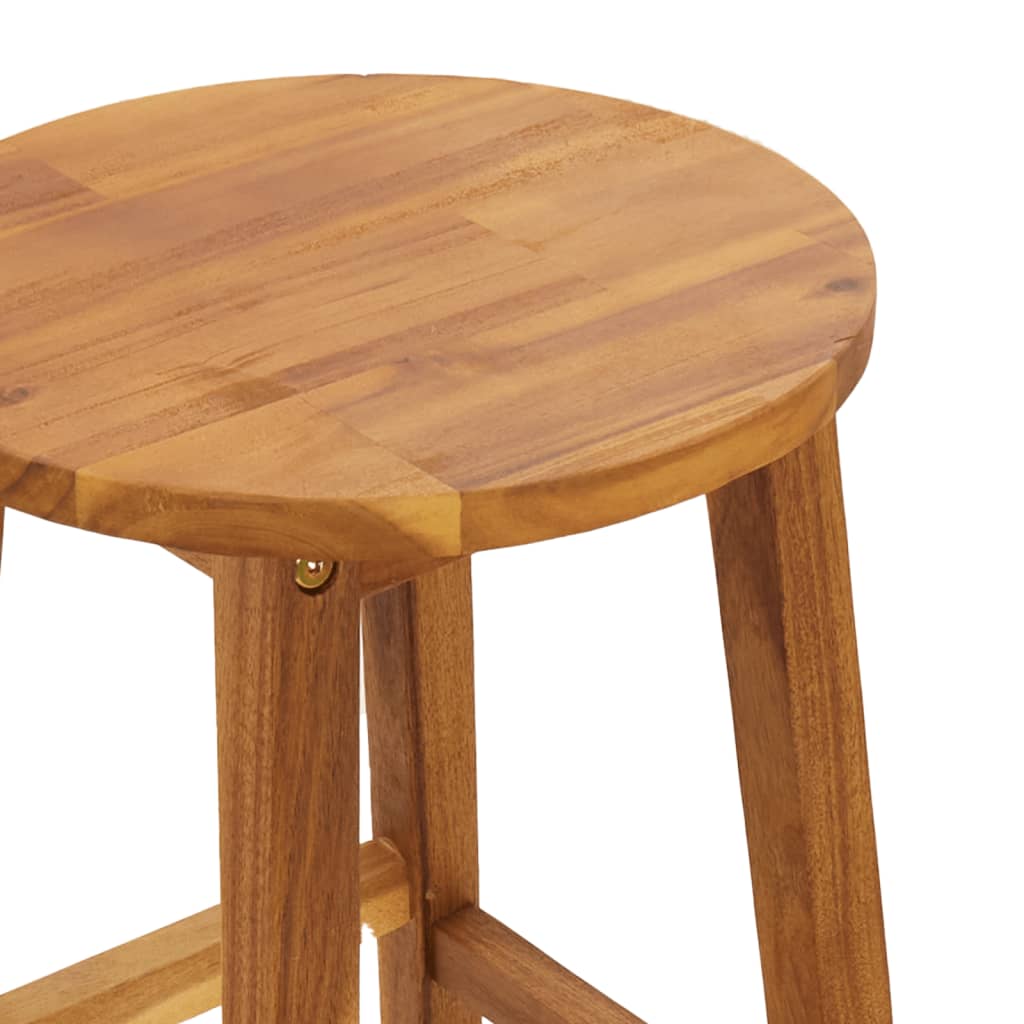 Set mobilier de bar, 3 piese, lemn masiv de acacia  GartenMobel Dekor