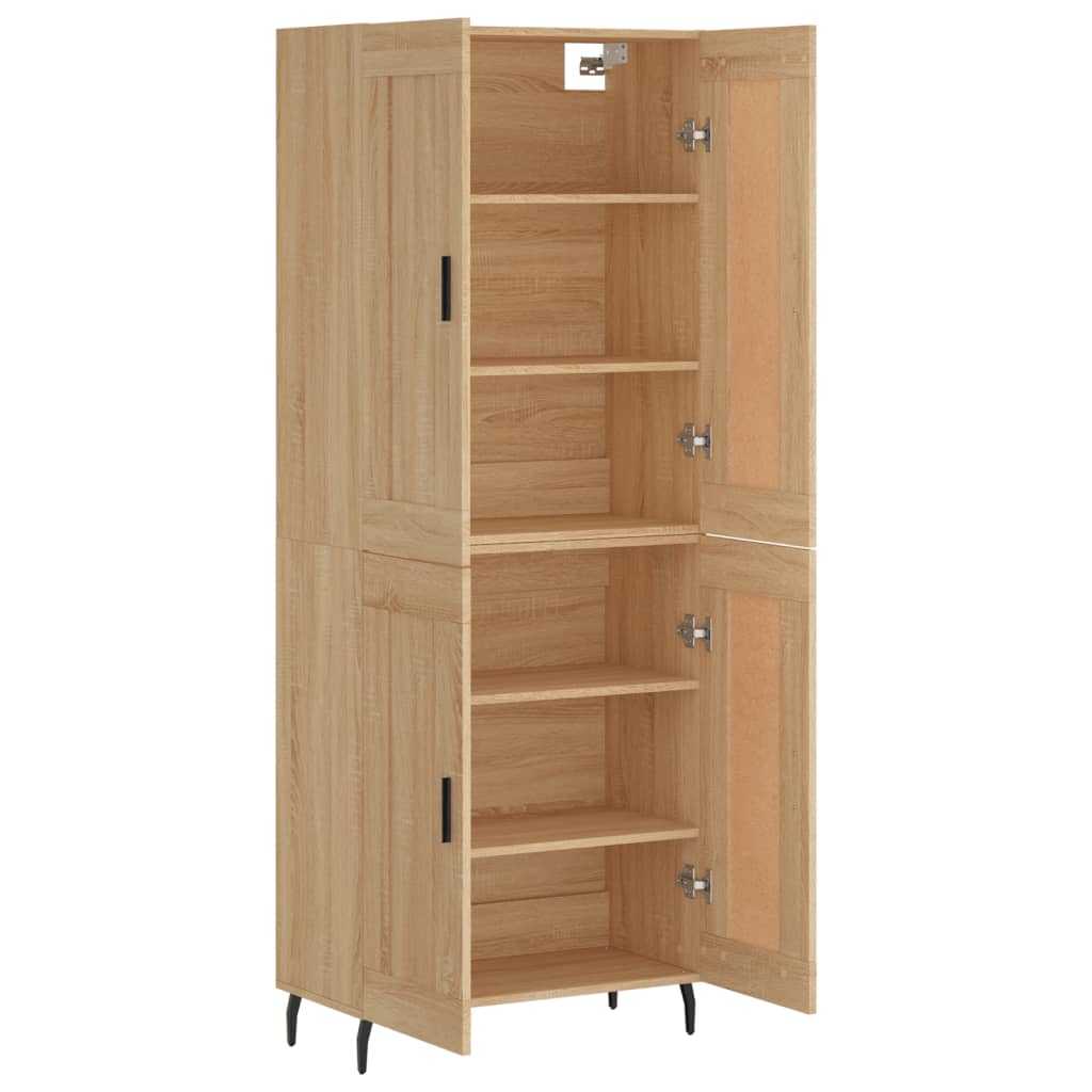 Dulap înalt, stejar sonoma, 69,5x34x180 cm, lemn compozit GartenMobel Dekor