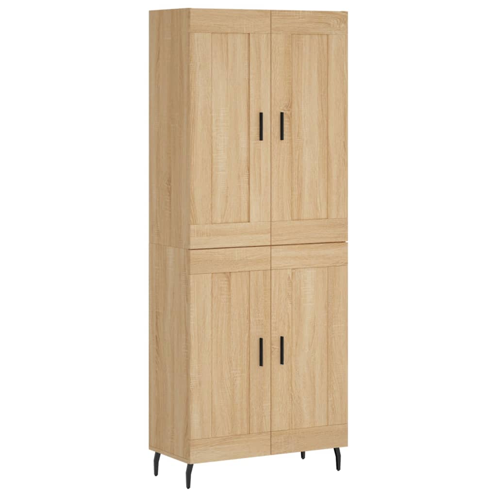 Dulap înalt, stejar sonoma, 69,5x34x180 cm, lemn compozit GartenMobel Dekor