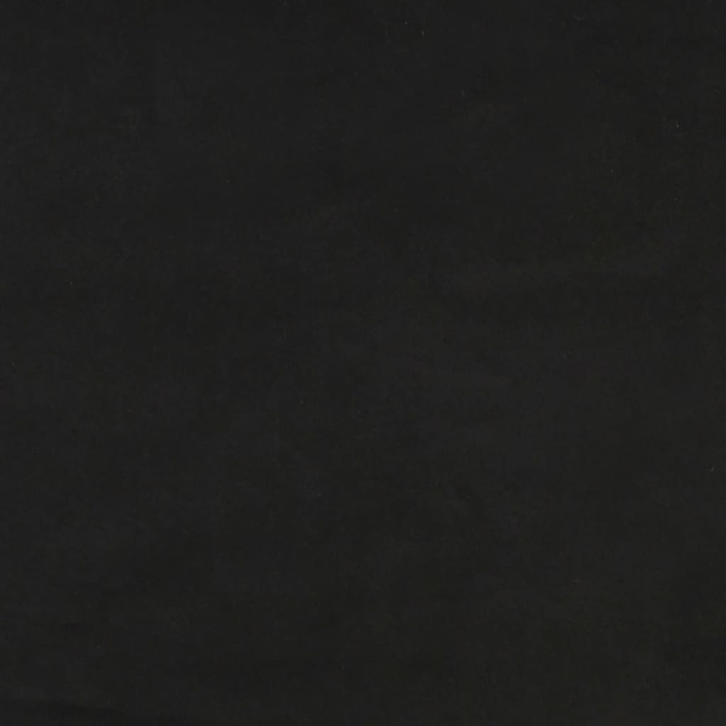 Tăblii de pat, 2 buc, negru, 90x5x78/88 cm, catifea GartenMobel Dekor